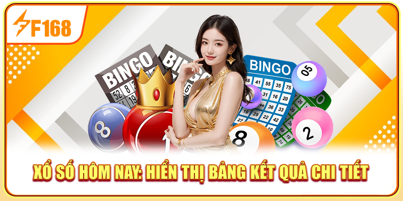 Xổ số hôm nay hiển thị bảng kết quả chi tiết